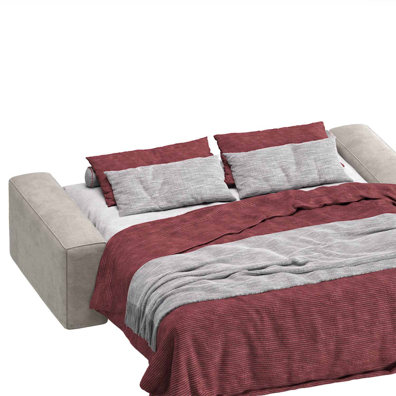 Folding Modular Sofa ERWIN by Kult Home 3D model_13