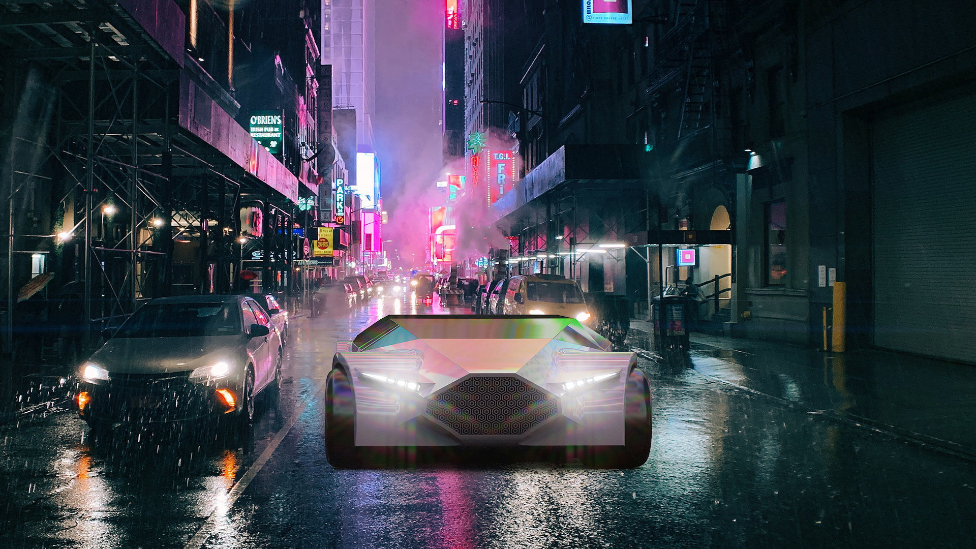 Concept Car v01 3D model_2