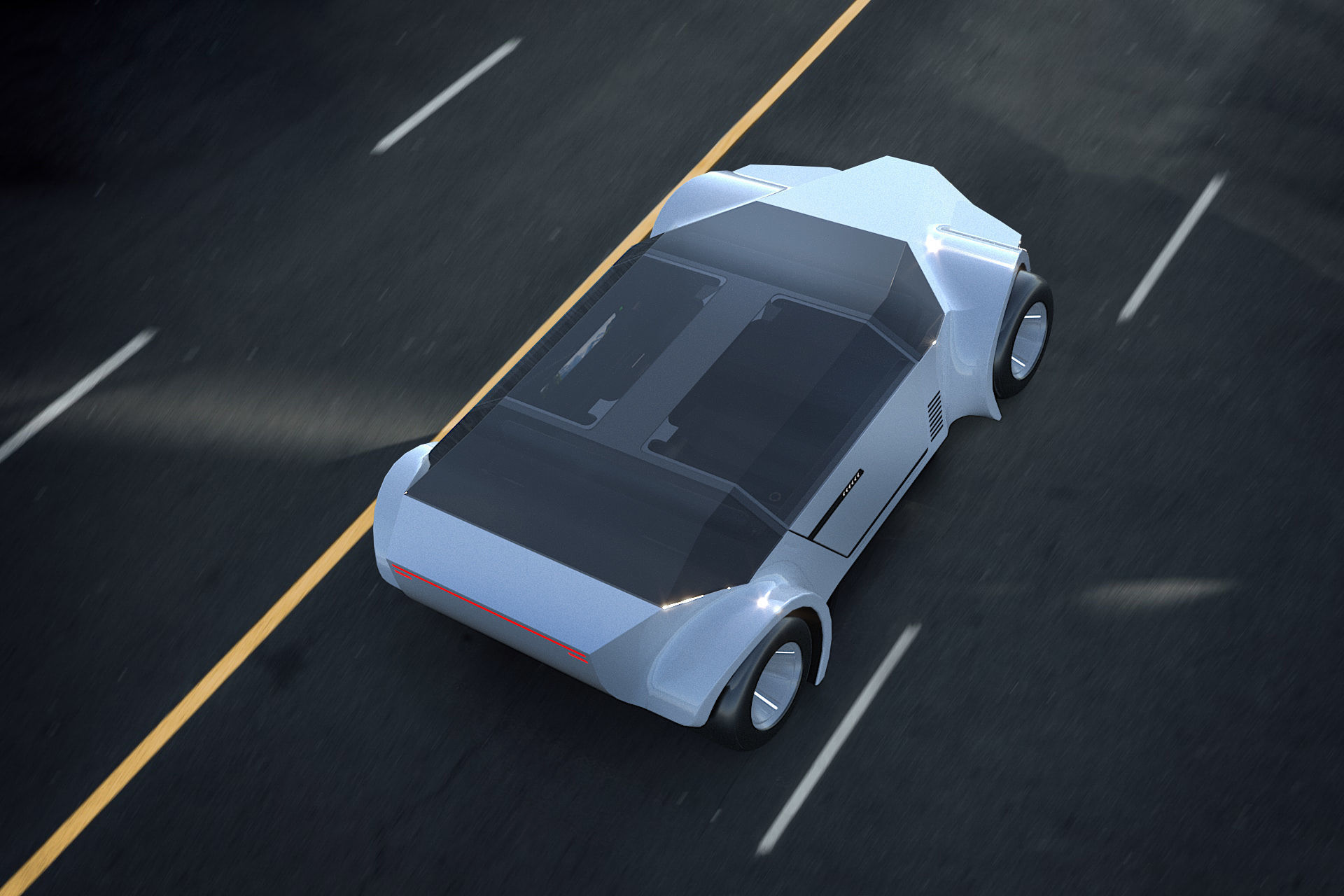 Concept Car v01 3D model_4