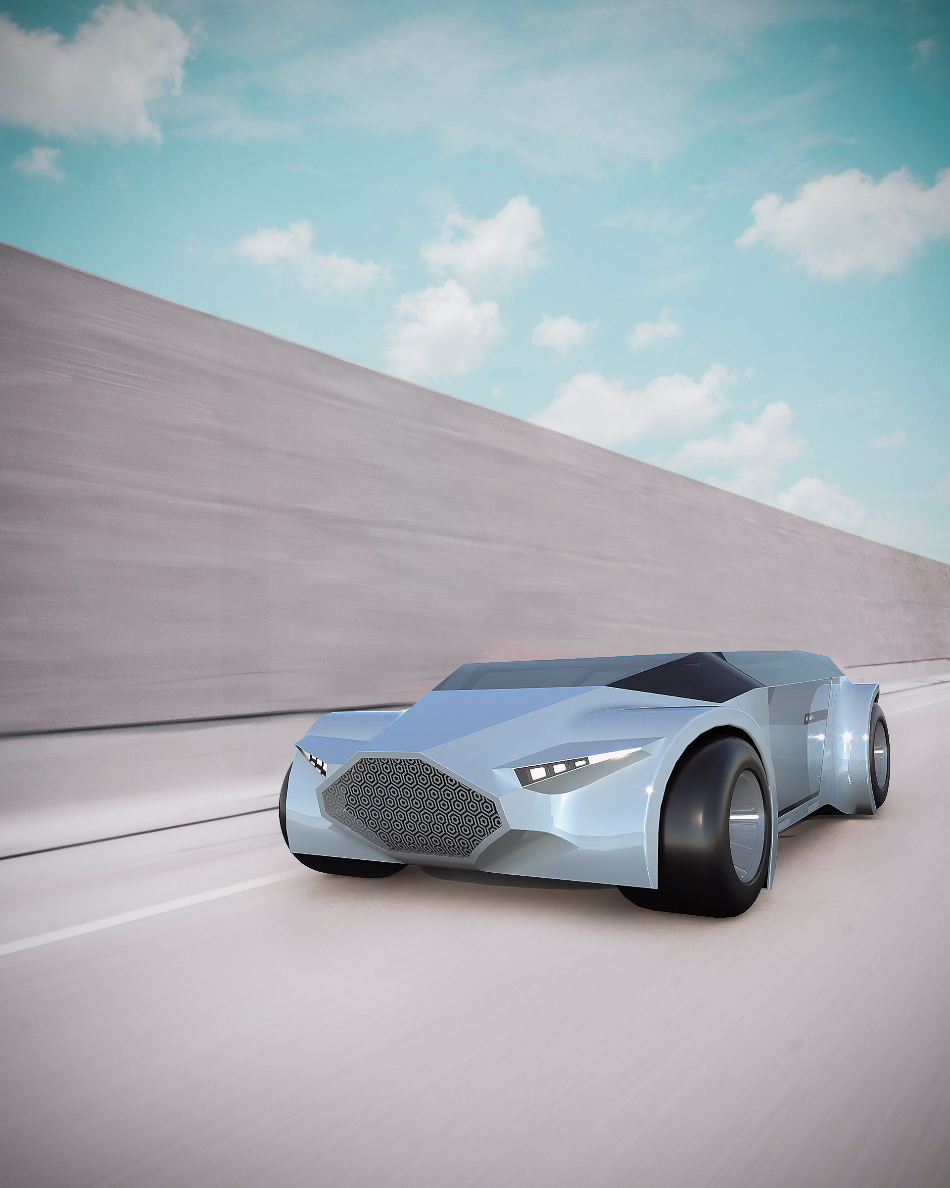 Concept Car v01 3D model_3