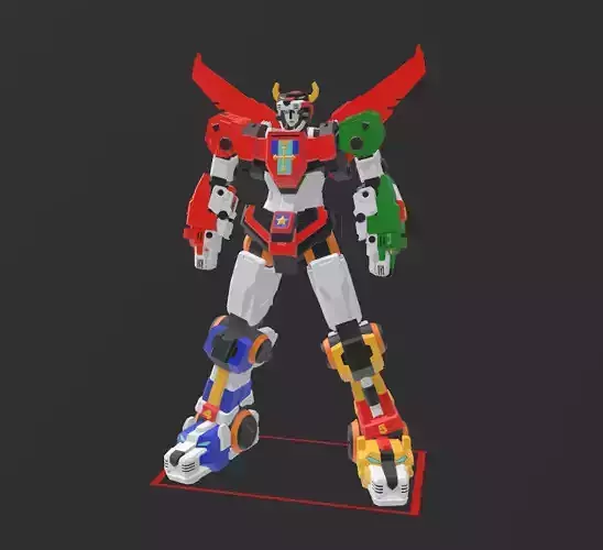 Voltron robot 3D print model Voltron robot 3D print model