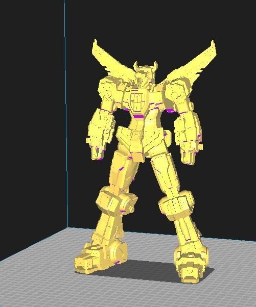 Voltron robot 3D print model_4