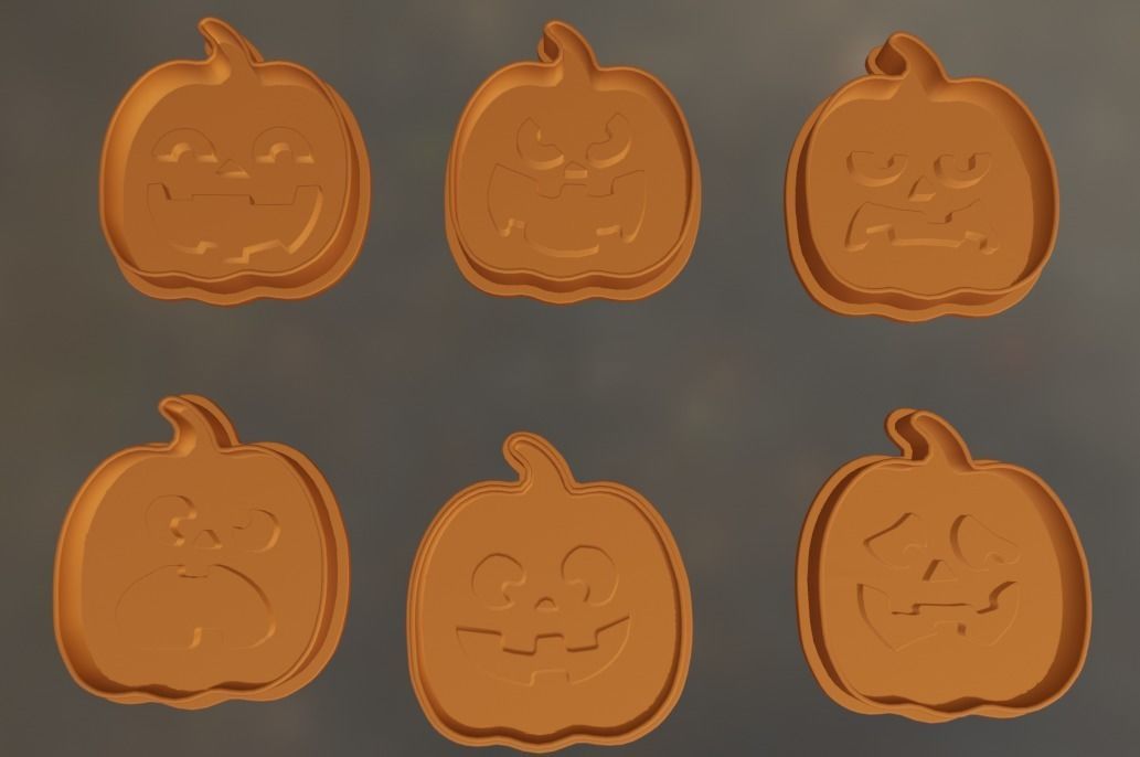 Pumpkin Halloween Forms 3D print model_6