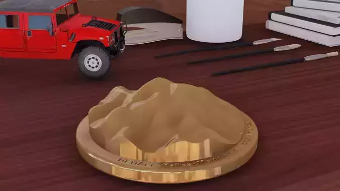 Mount Denali 3D print model