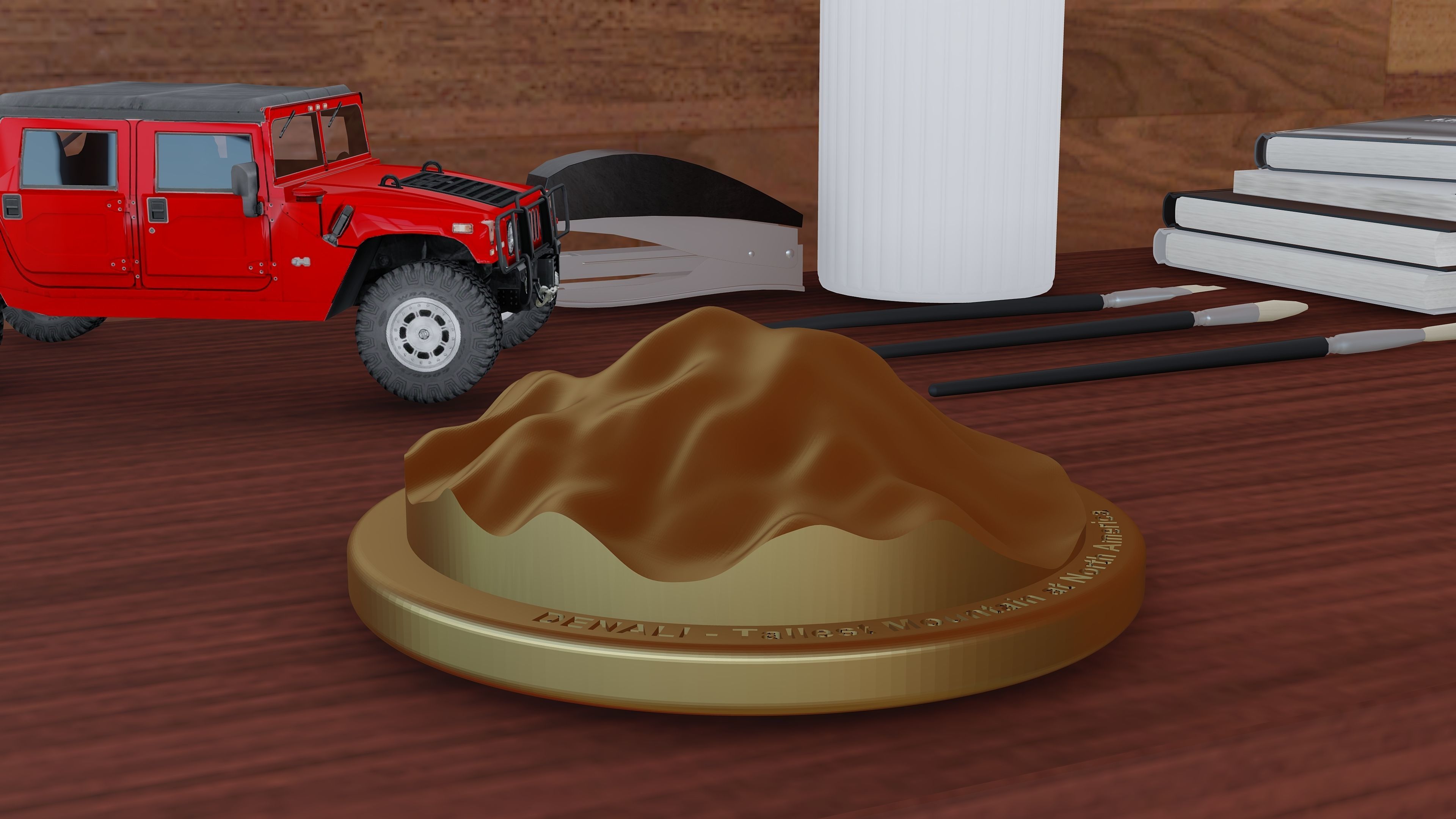 Mount Denali 3D print model_3