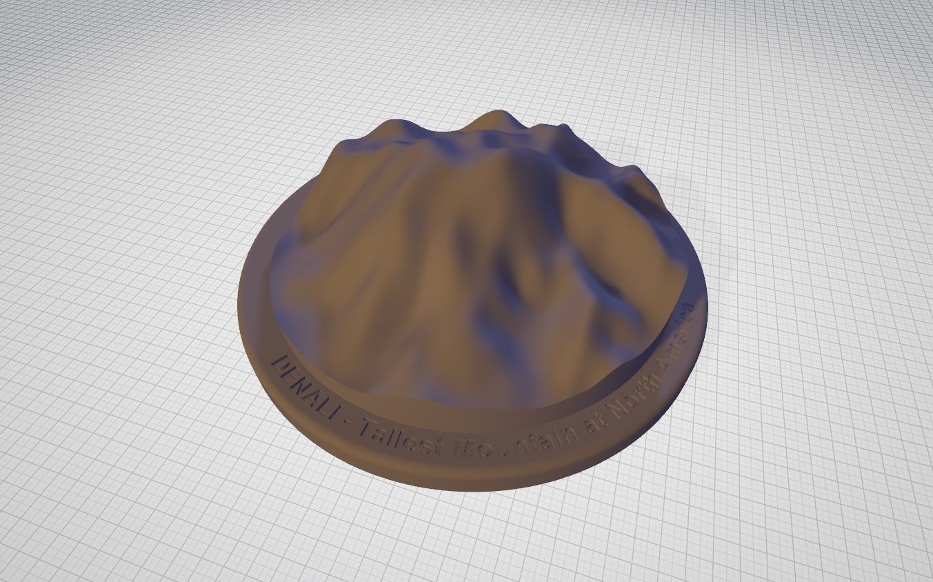 Mount Denali 3D print model_11