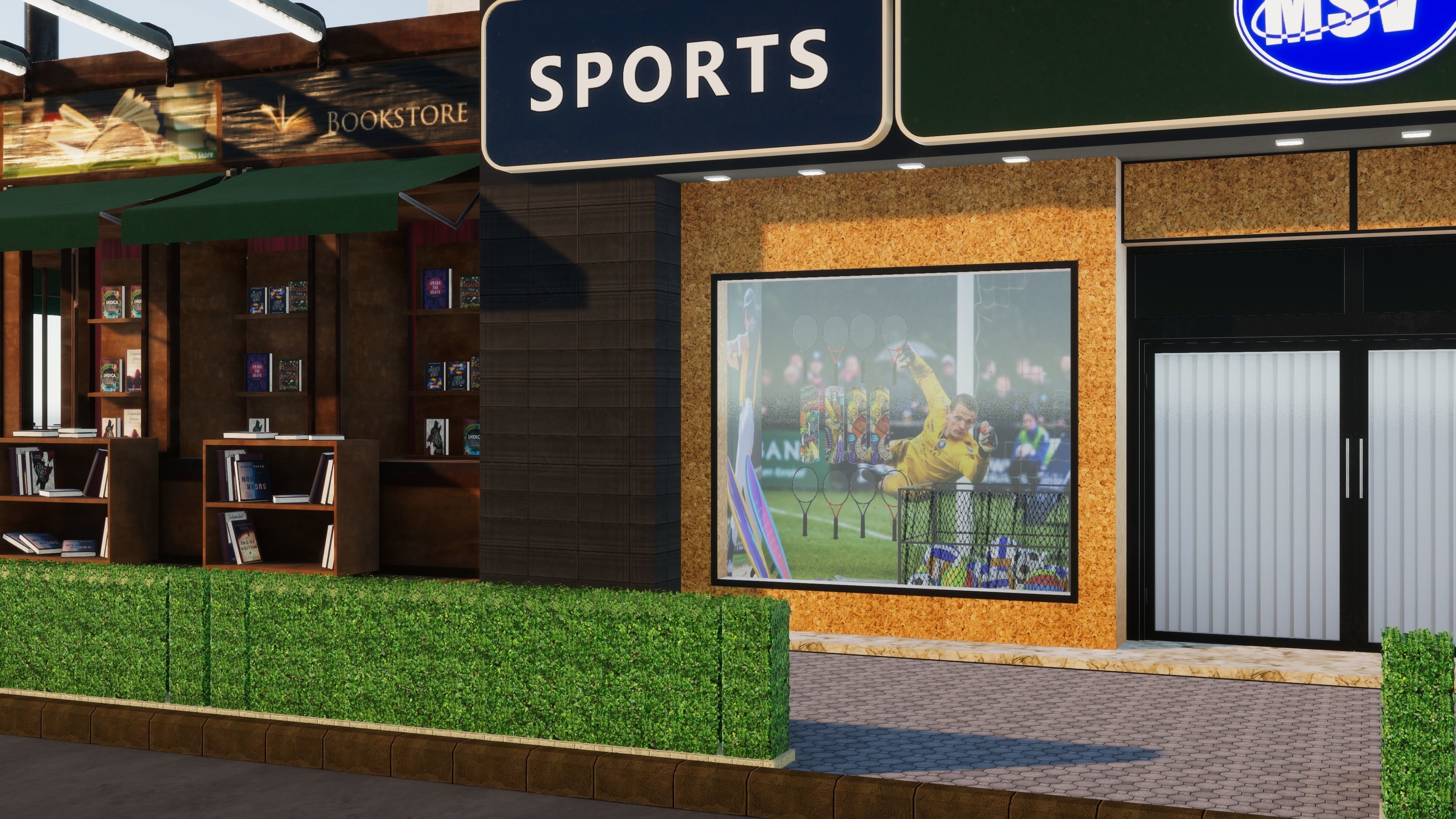 Store Front Pack 1 Low-poly 3D model_6