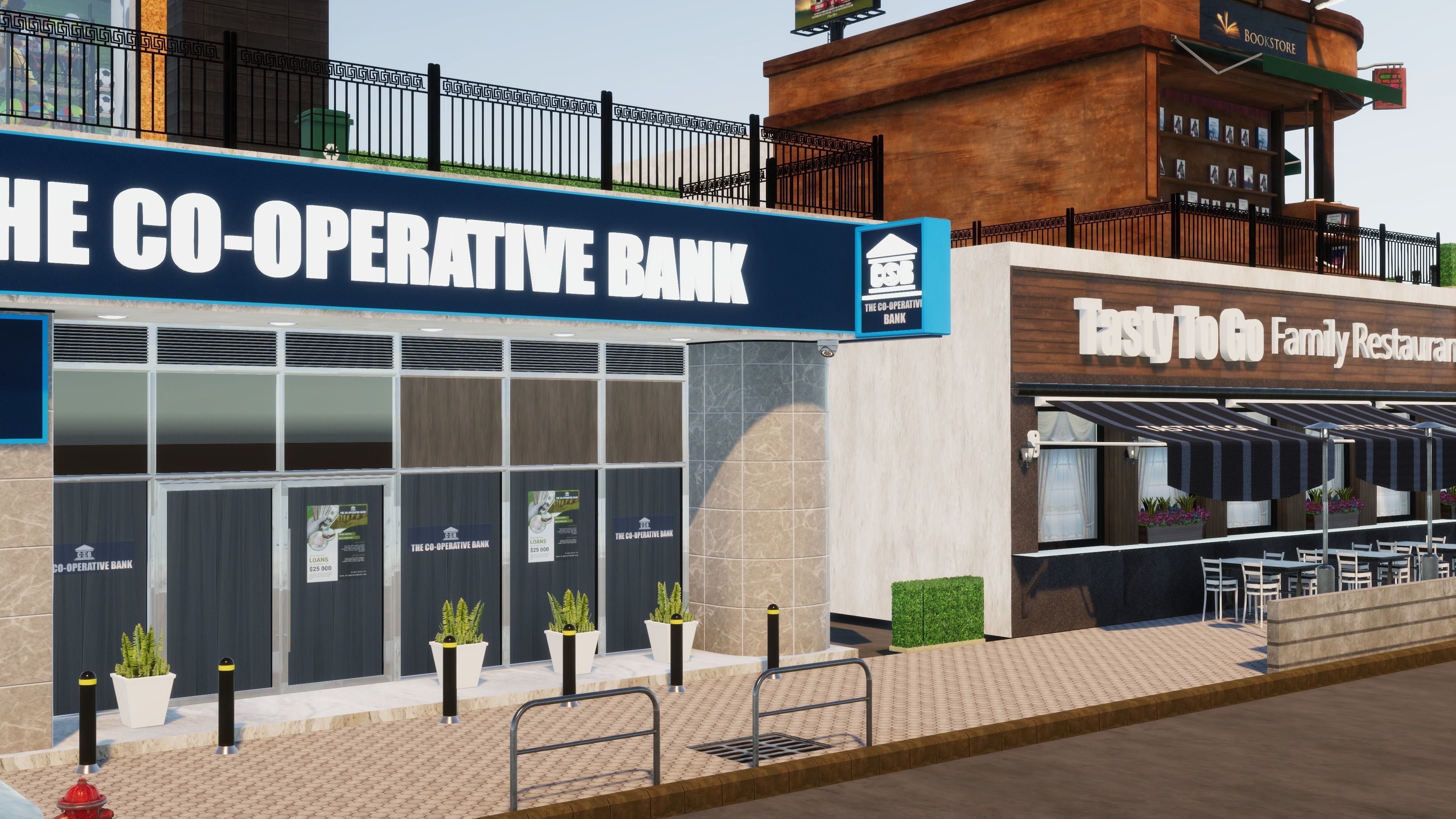 Store Front Pack 1 Low-poly 3D model_5