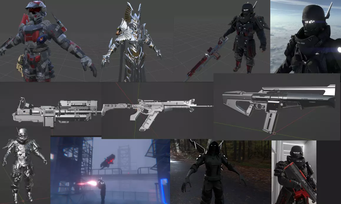 3D models ive made for VRChat and more Low-poly 3D model_0