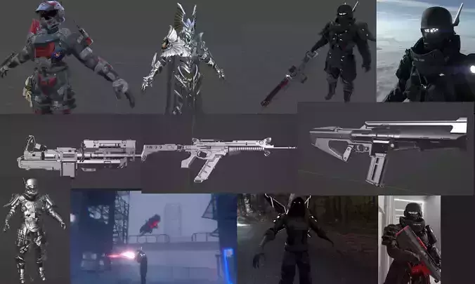 3D models ive made for VRChat and more