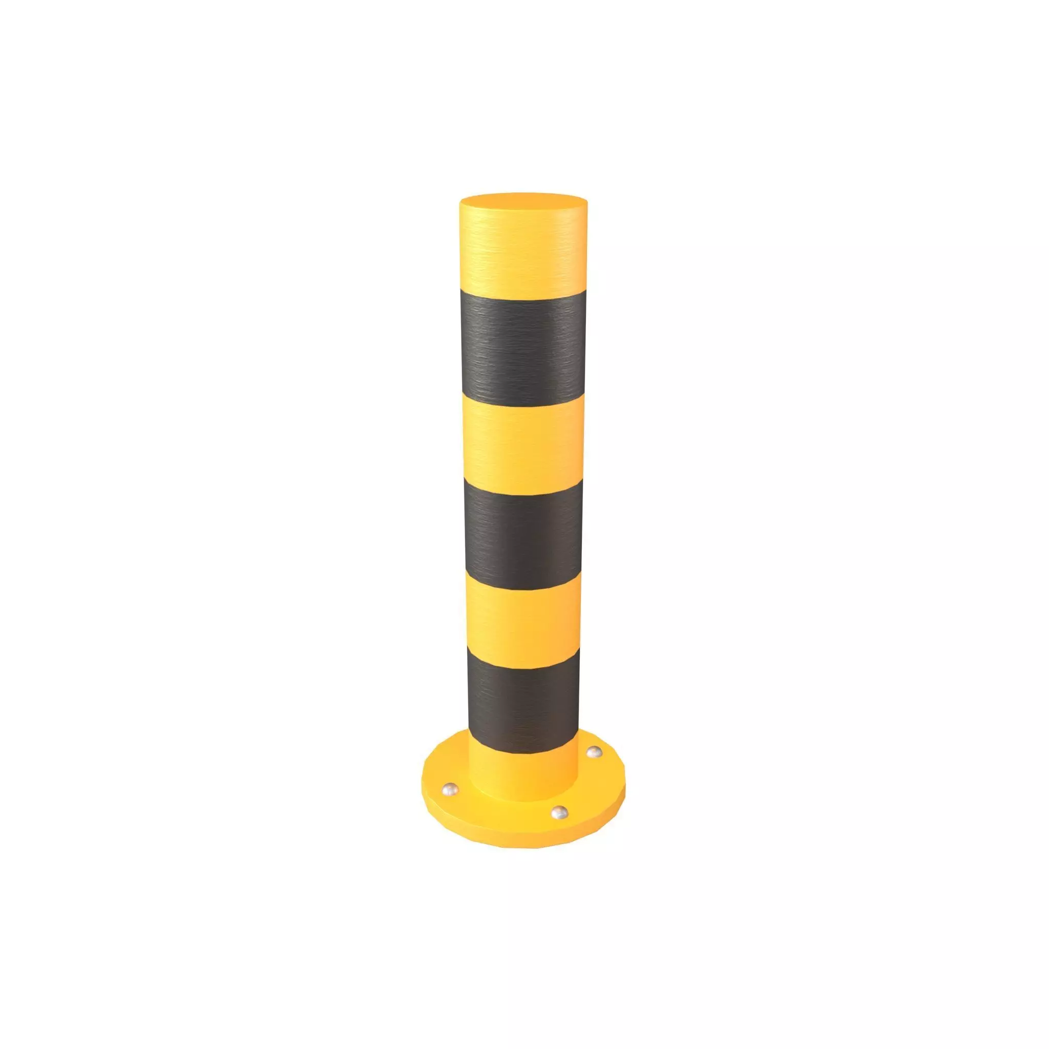 Bollard Barrier v1 001 Low-poly 3D model_0