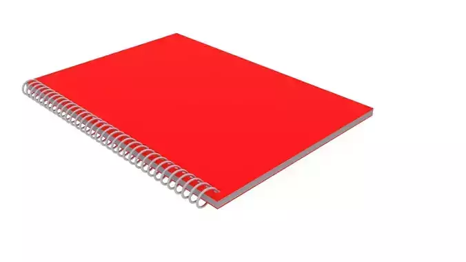 Spiral Notebook 3D model