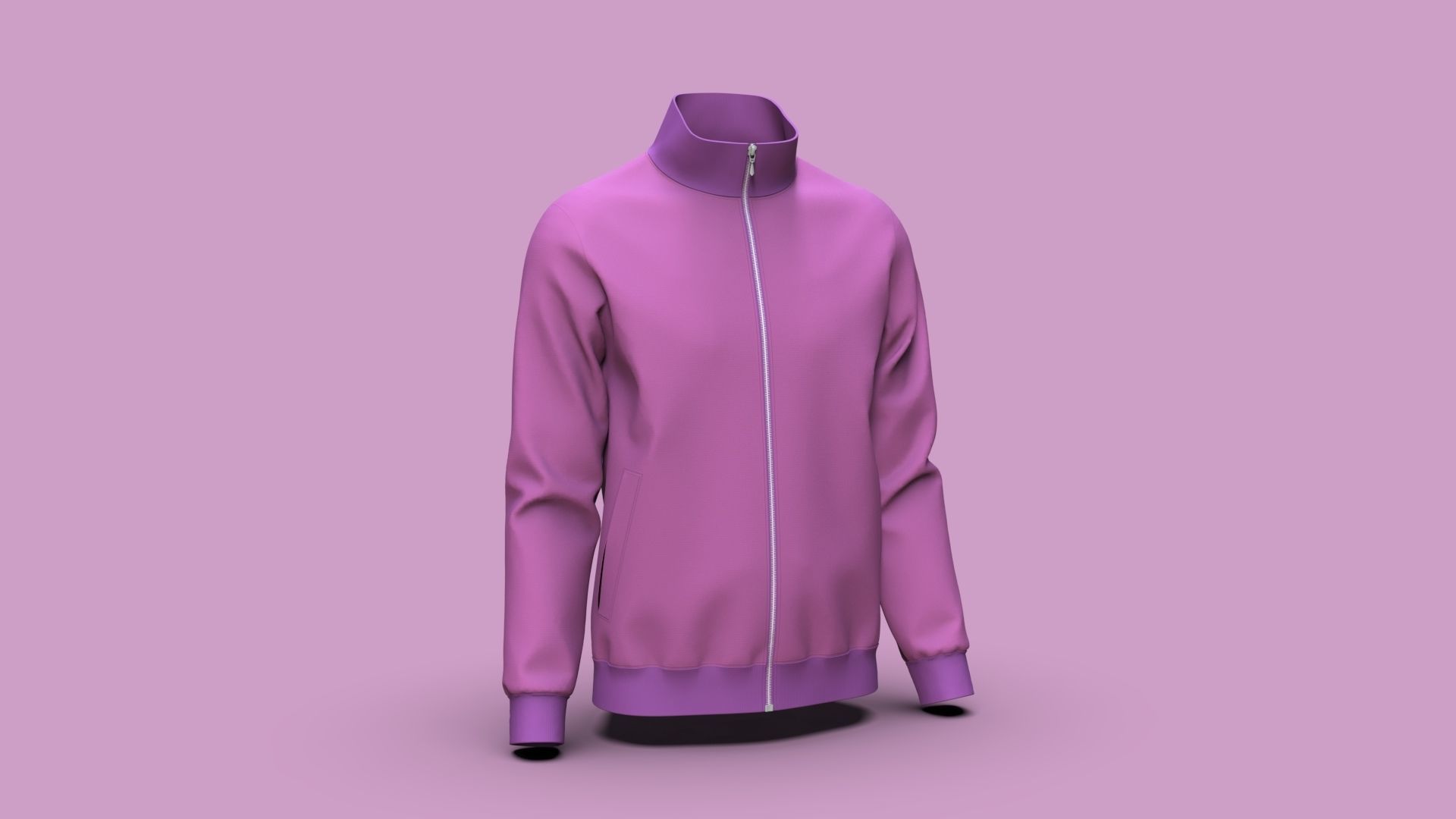 Man  Classic Jacket Design 3D model_14