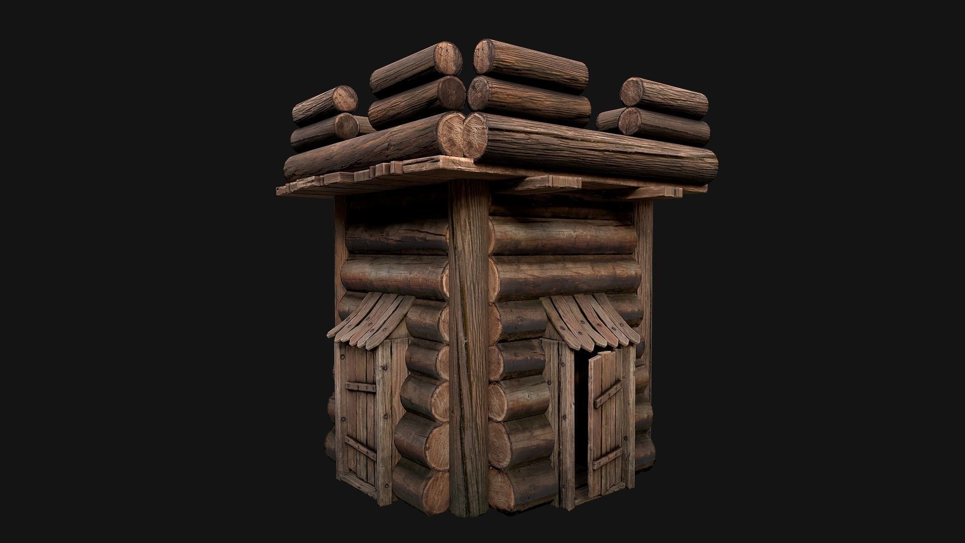 Medieval Towers Pack Low-poly 3D model_20