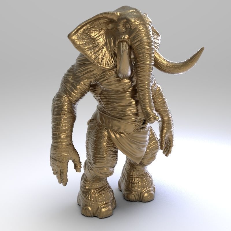 Elephant Sa 3D print model_5