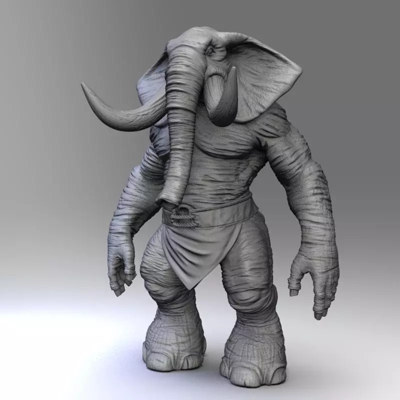 Elephant Sa 3D print model_0