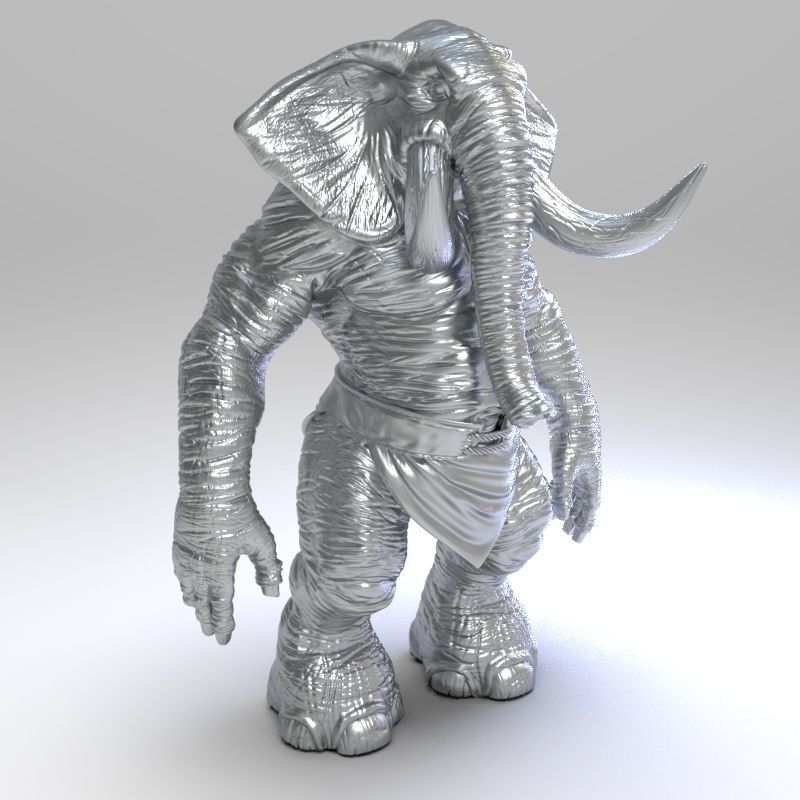 Elephant Sa 3D print model_6