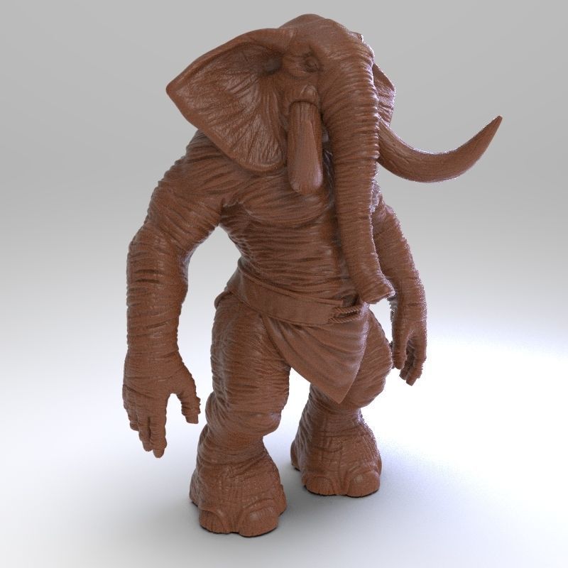 Elephant Sa 3D print model_7