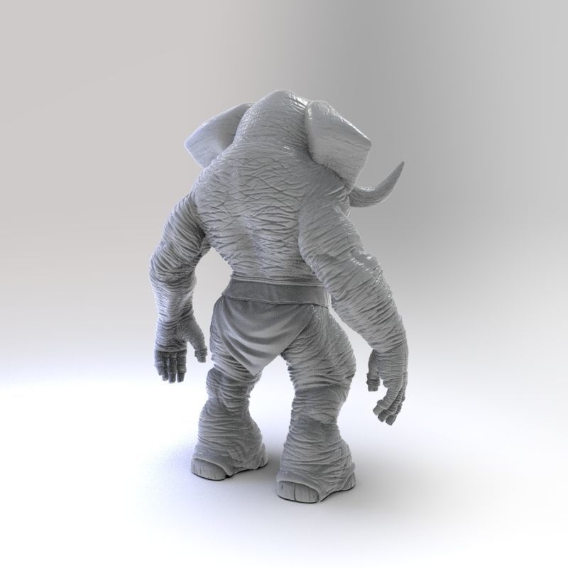 Elephant Sa 3D print model_4