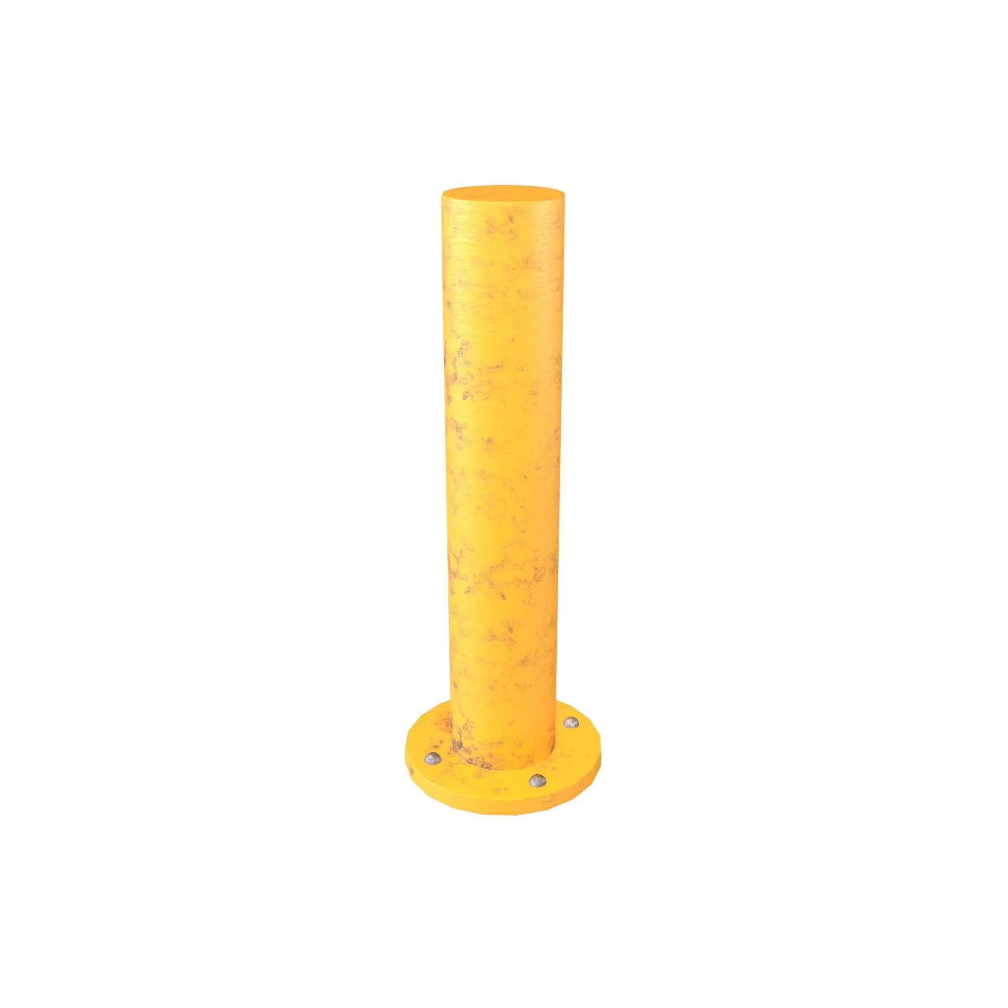 Bollard Barrier v1 010 Low-poly 3D model_0