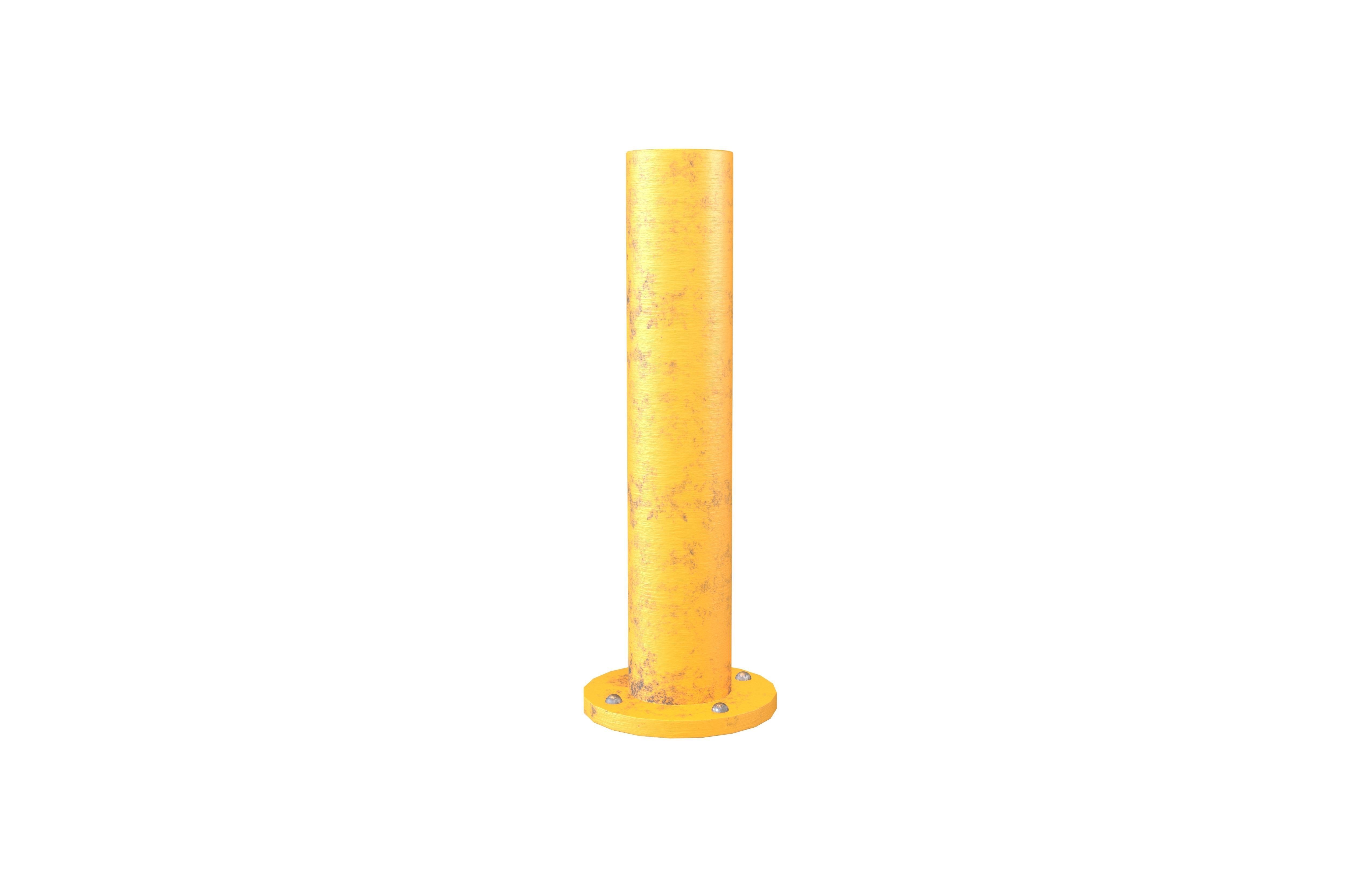 Bollard Barrier v1 010 Low-poly 3D model_1