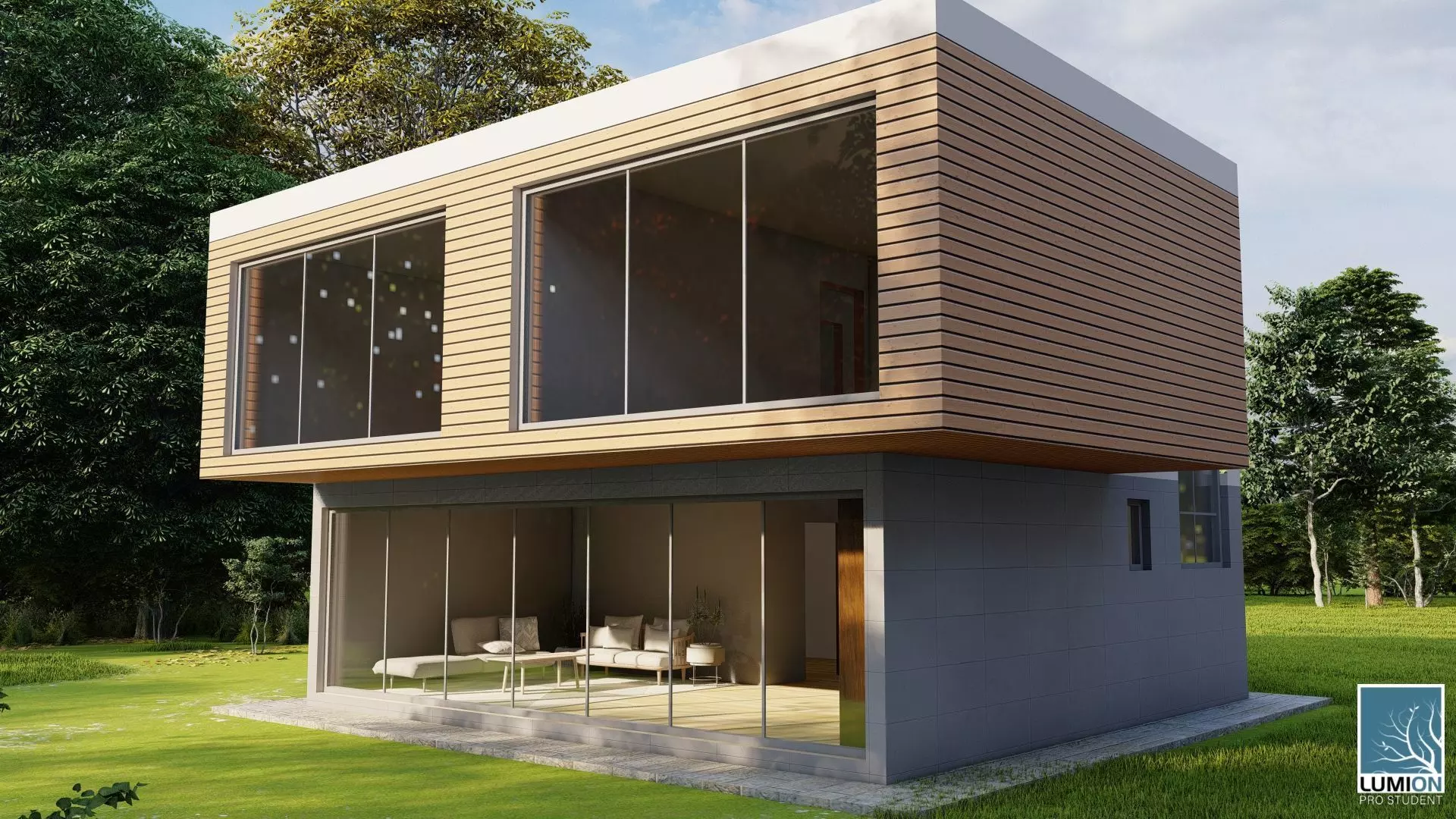 Modern House 15 3D model_0