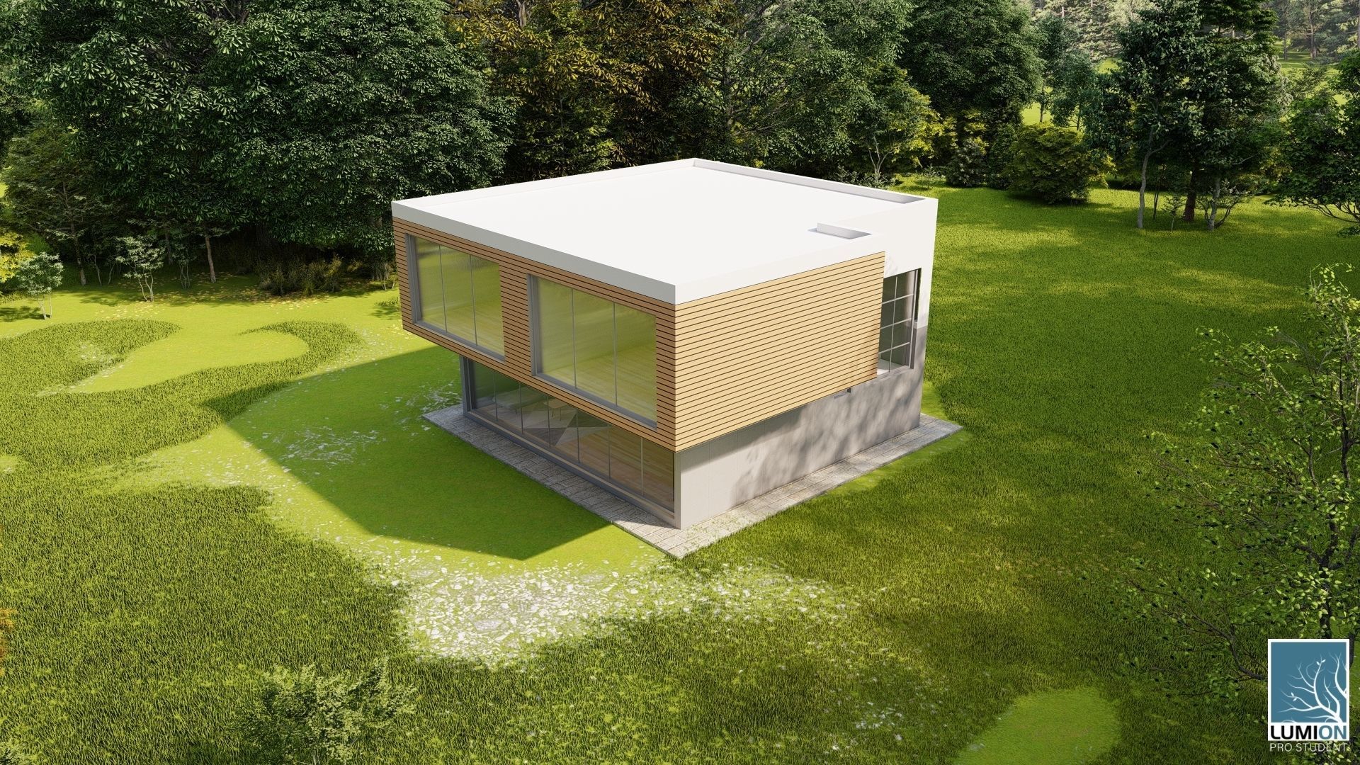 Modern House 15 3D model_4