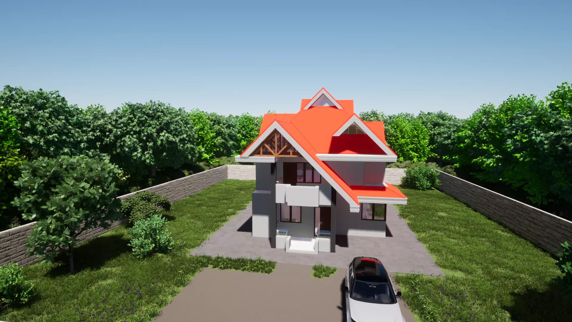 Mordern house 3D model