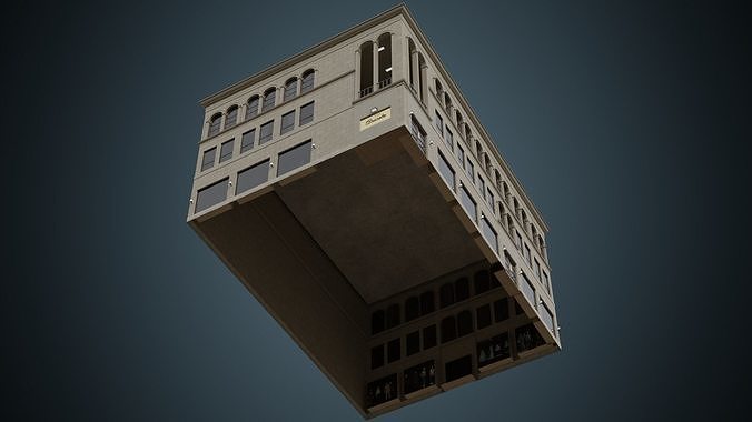 Building 30 Low-poly 3D model 5