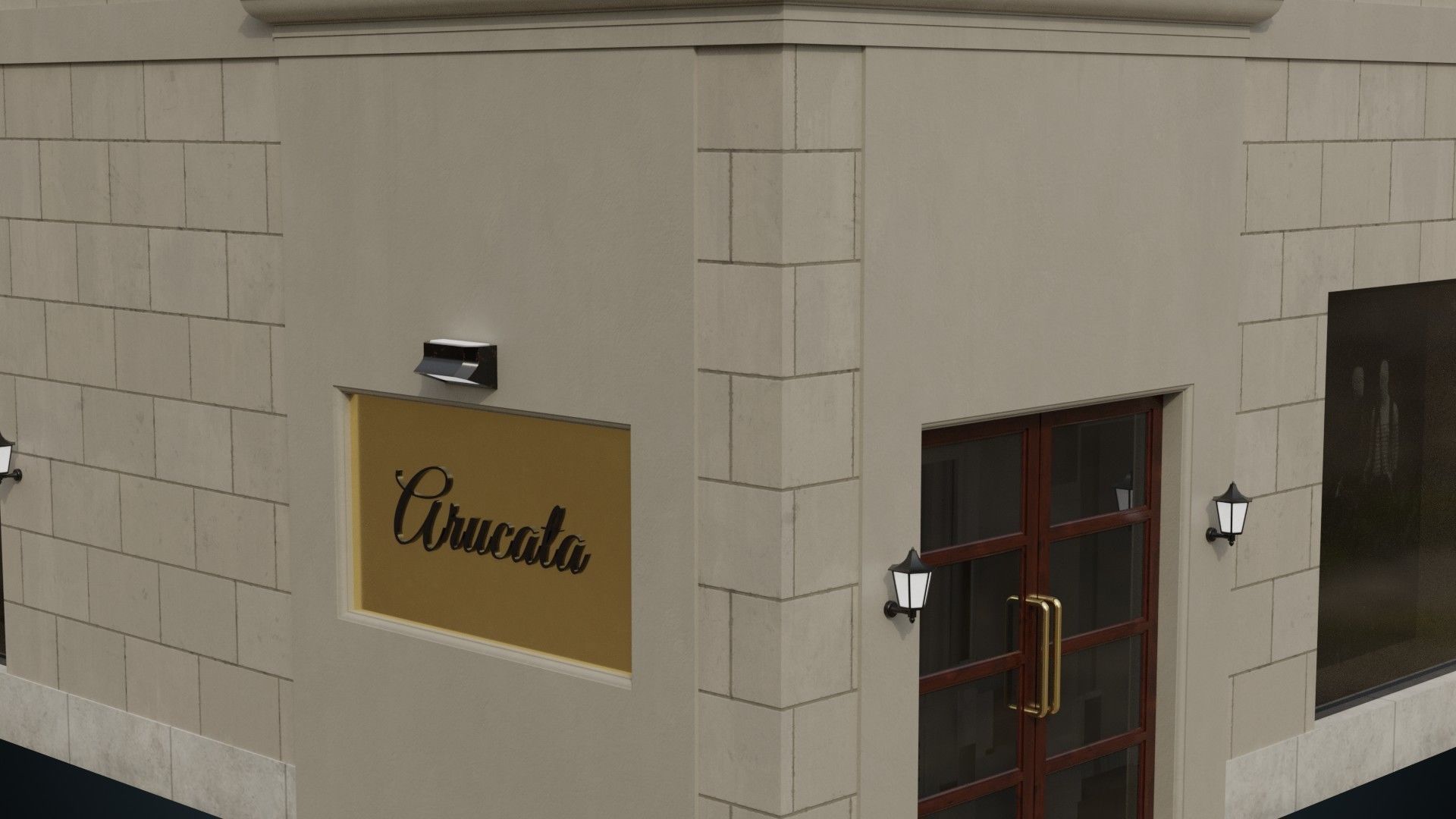 Building 30 Low-poly 3D model_5