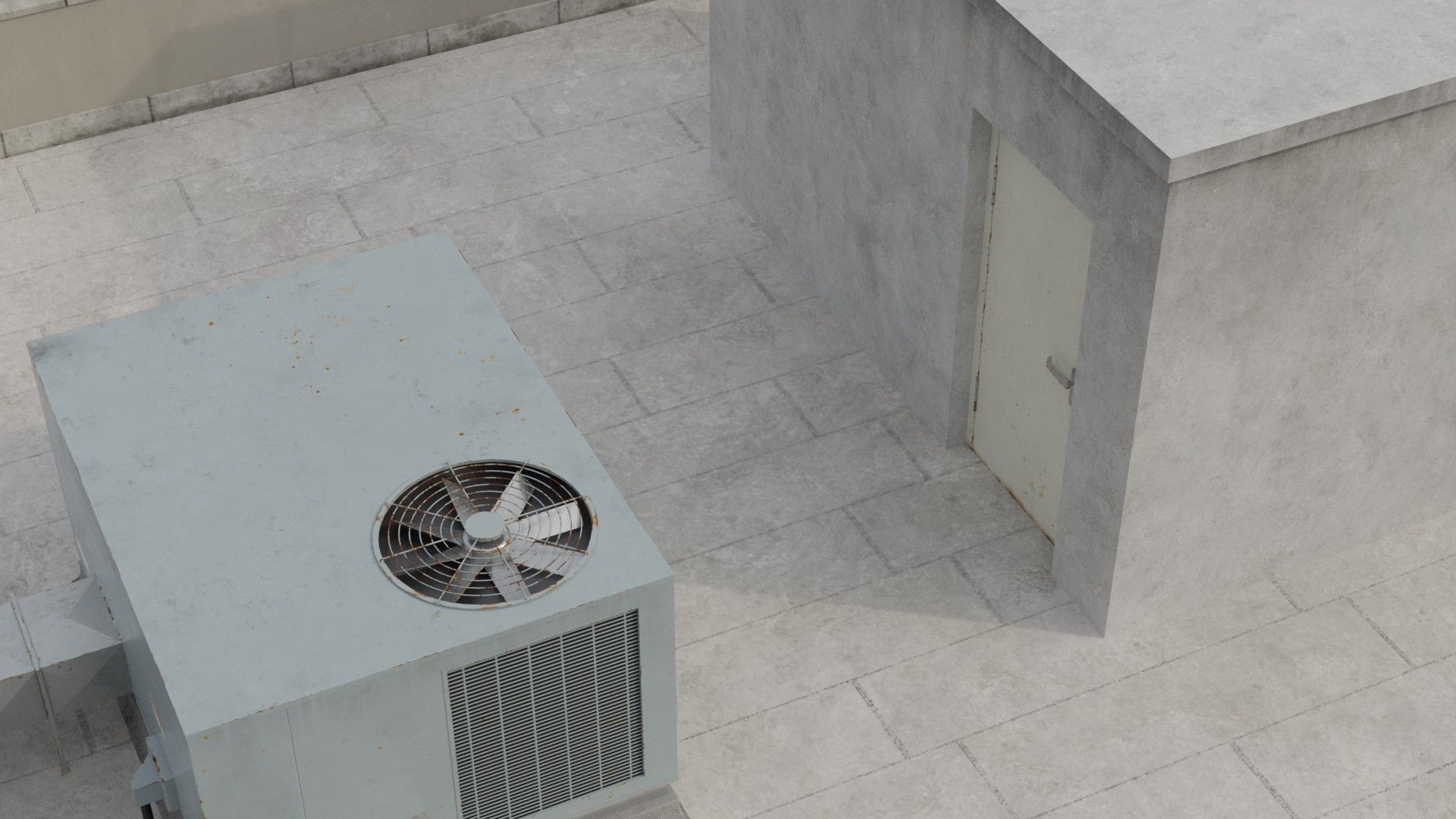 Building 30 Low-poly 3D model_7