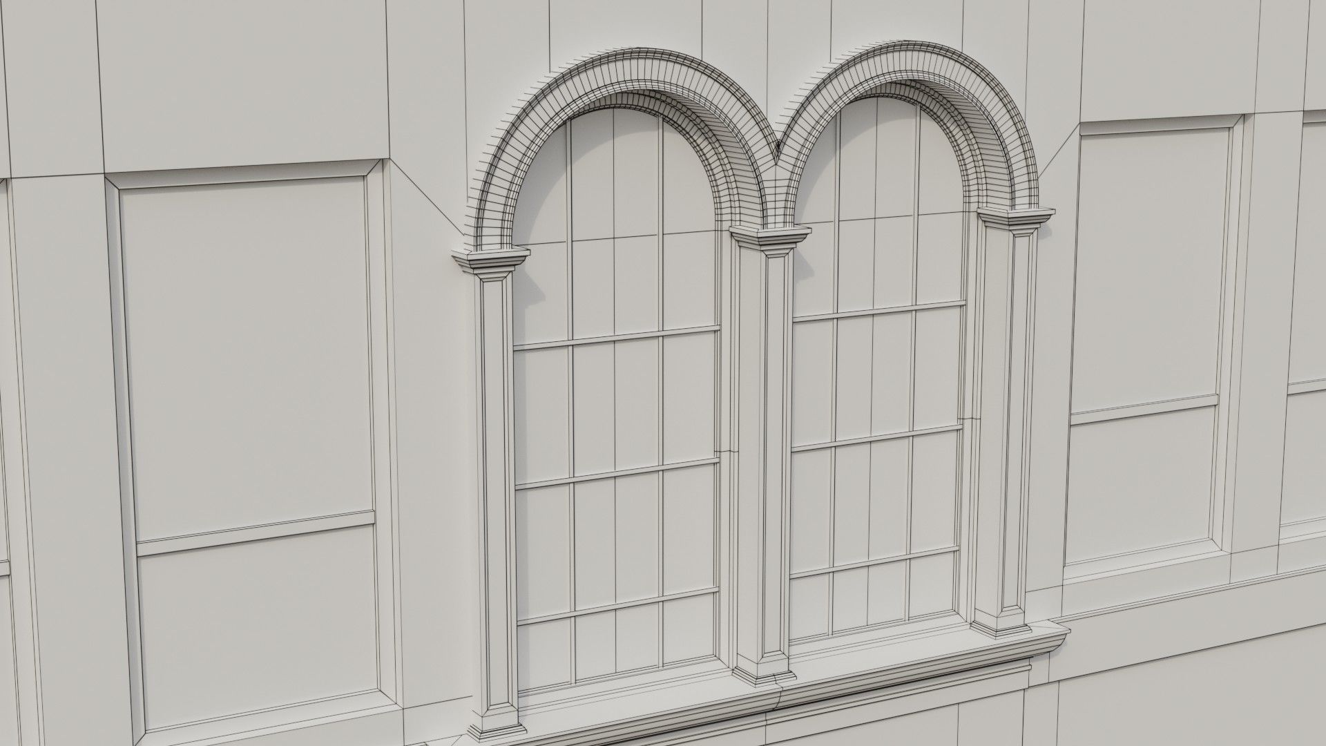 Building 30 Low-poly 3D model_13