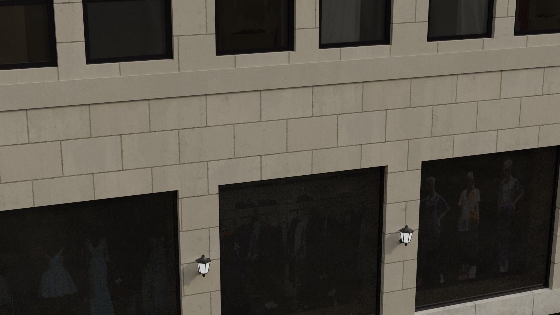 Building 30 Low-poly 3D model_6