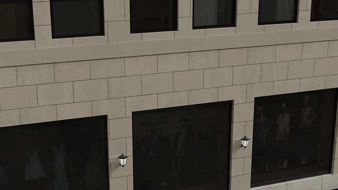 Building 30 Low-poly 3D model 7