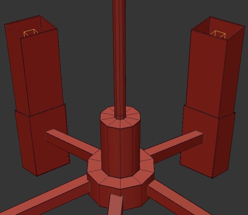 Square Satin 3D model_2