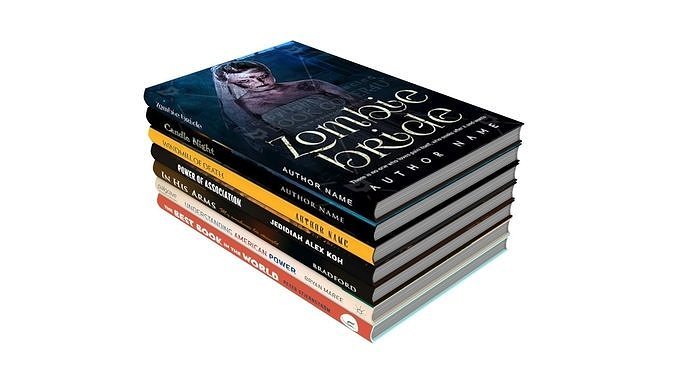 Books 3D model