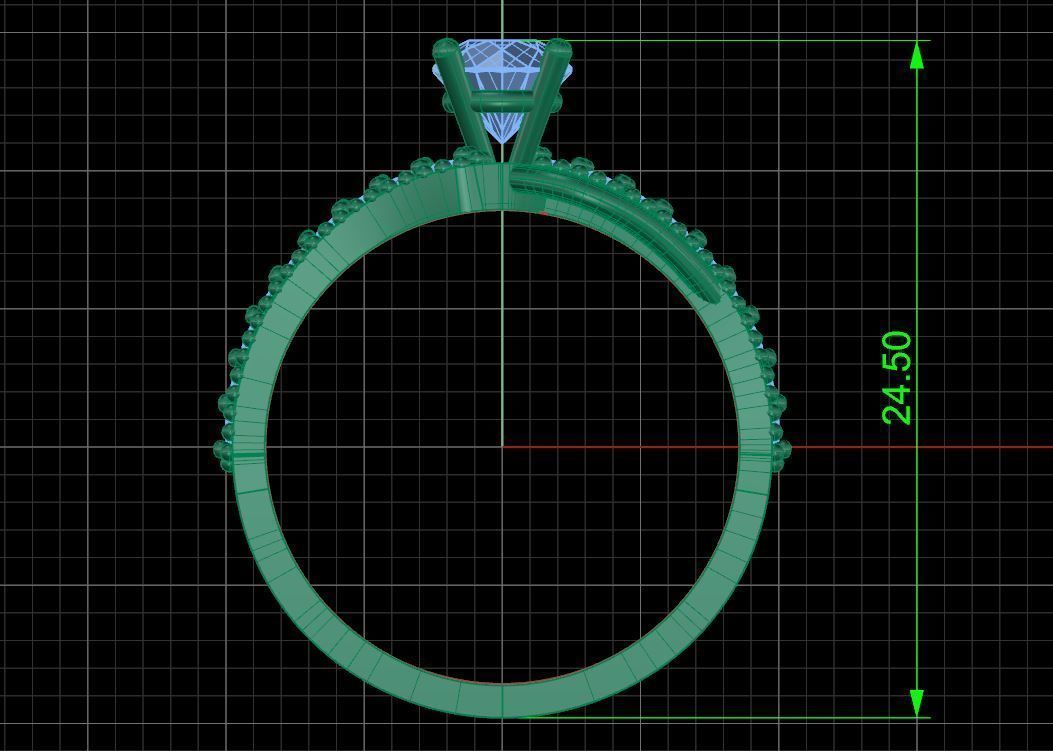 Pack jewelry ring  3D print model_37