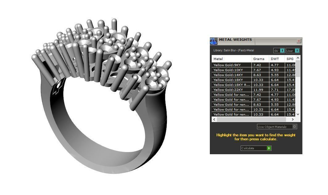 Pack jewelry ring  3D print model_88
