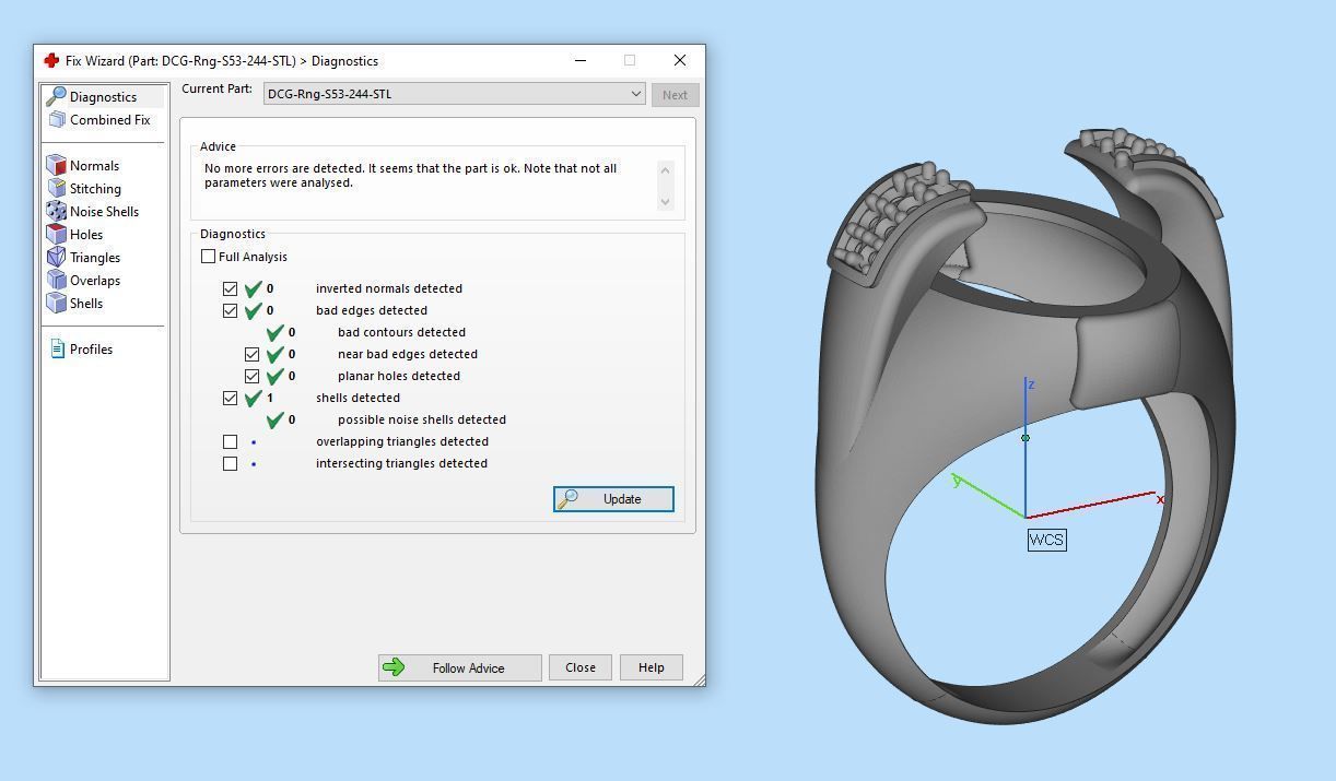 Pack jewelry ring  3D print model_110