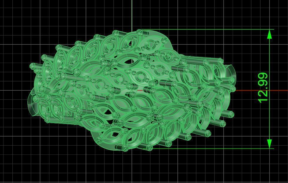 Pack jewelry ring  3D print model_43