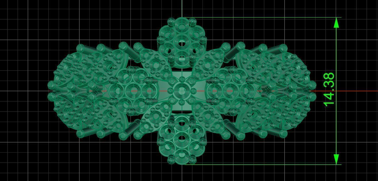 Pack jewelry ring  3D print model_27