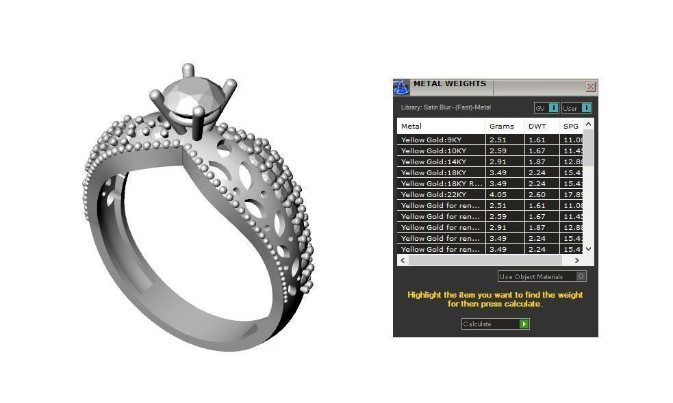Pack jewelry ring  3D print model_96