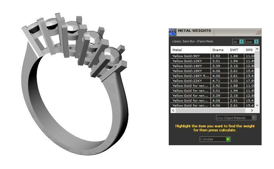 Pack jewelry ring  3D print model_120