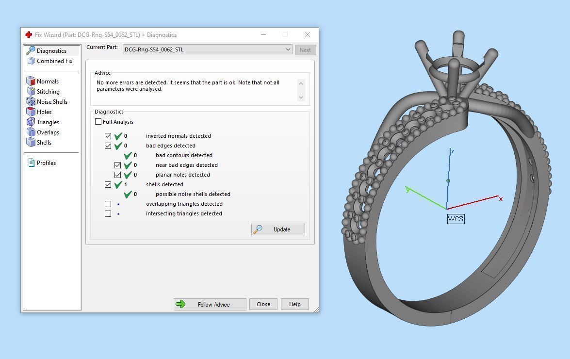 Pack jewelry ring  3D print model_100