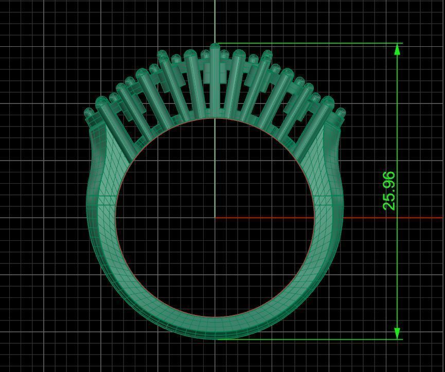 Pack jewelry ring  3D print model_23