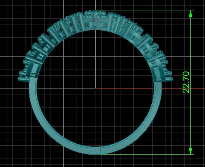 Pack jewelry ring  3D print model_14