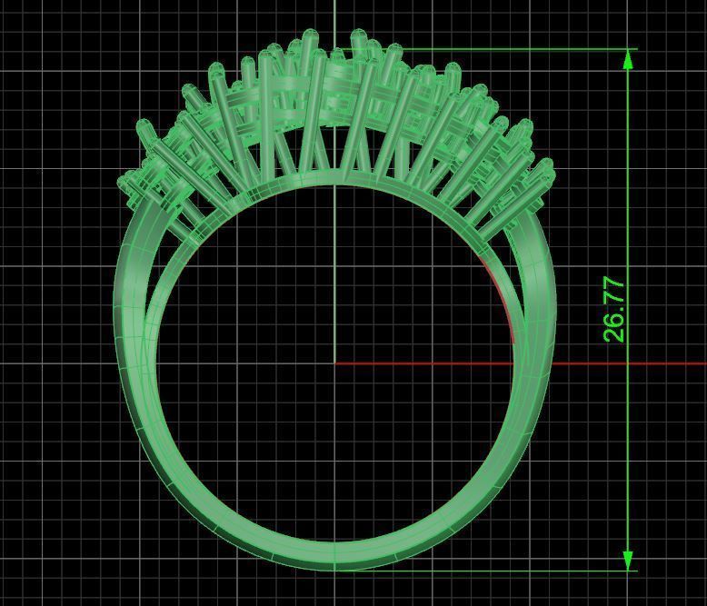 Pack jewelry ring  3D print model_15