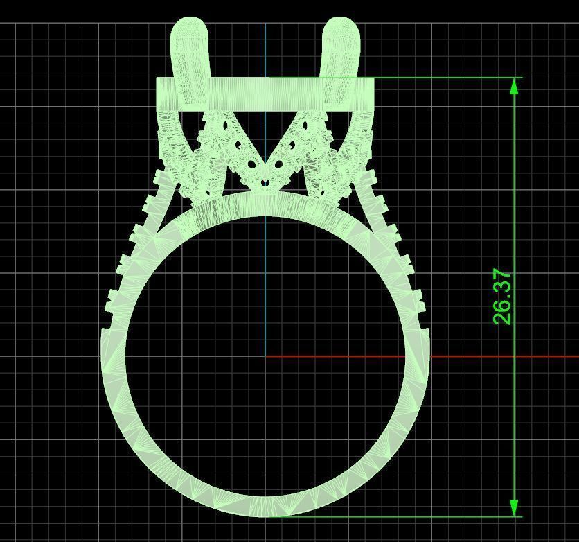 Pack jewelry ring  3D print model_76