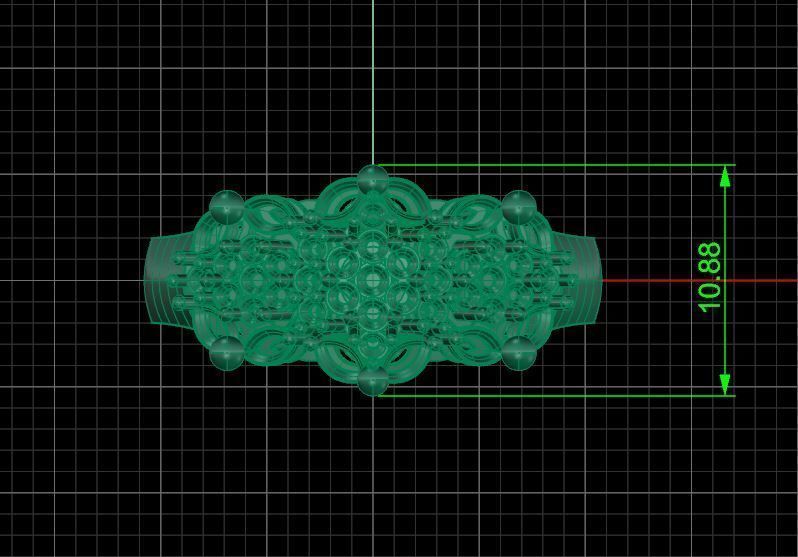 Pack jewelry ring  3D print model_26