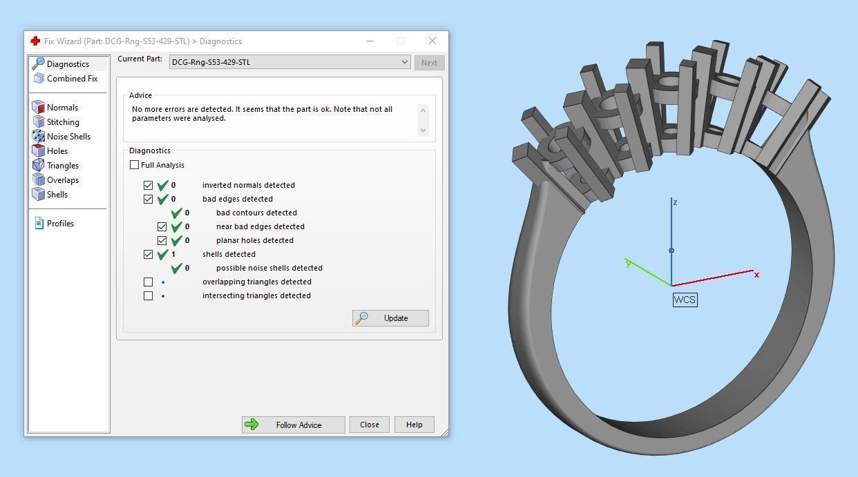 Pack jewelry ring  3D print model_105